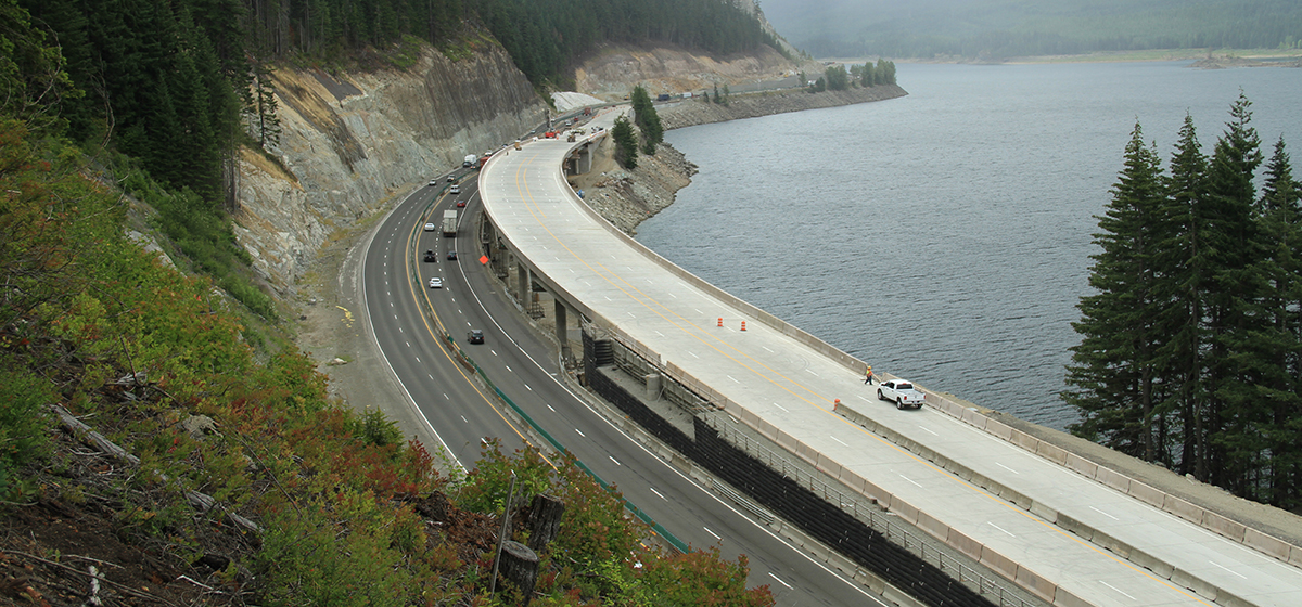Atkinson Opens I-90 Eastbound Keechelus Lake Avalanche Bridge to Traffic